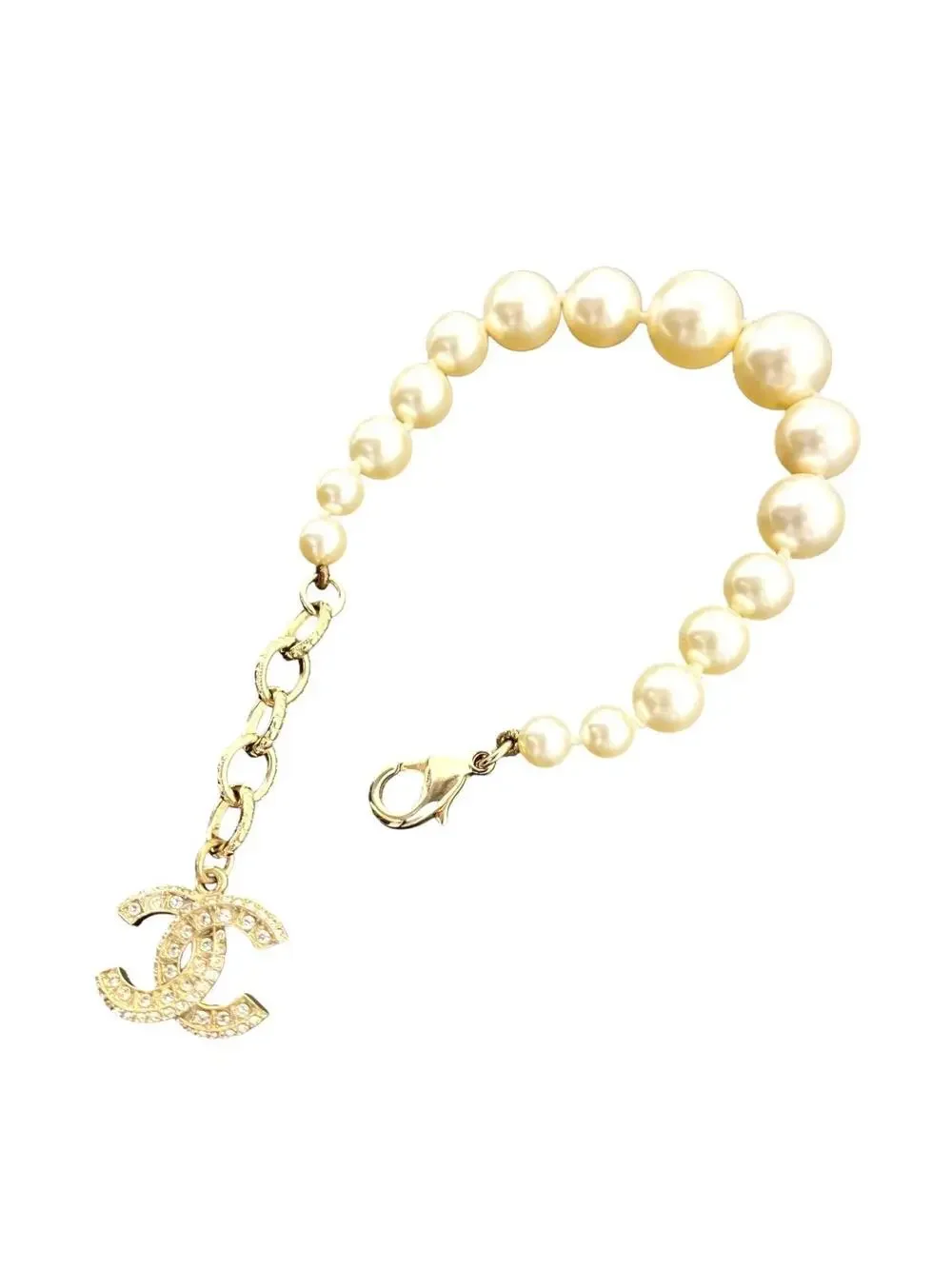 Chanel Cc Logo Bracelet Metal #266334C10B